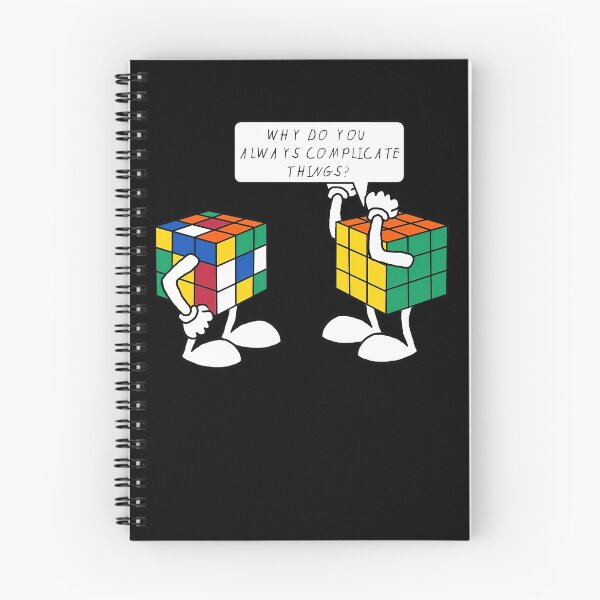 Item preview, ¿Por qué siempre complicas las cosas? Rubik Rubix Rubics Player Cube designed and sold by Alice12Trainorx.