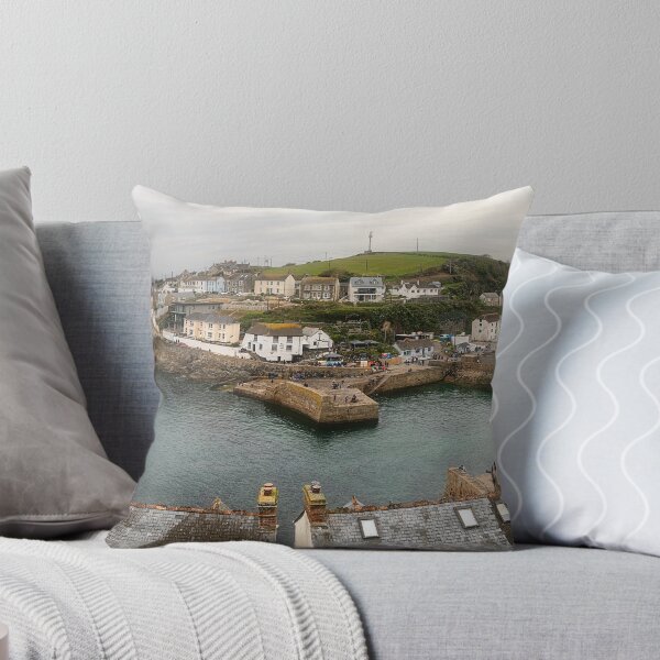 Item preview, Porthleven Harbour Cornwall with fishing boats designed and sold by kathleenjean.