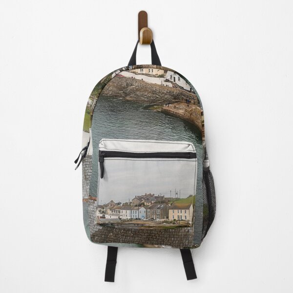 Item preview, Porthleven Harbour Cornwall with fishing boats designed and sold by kathleenjean.