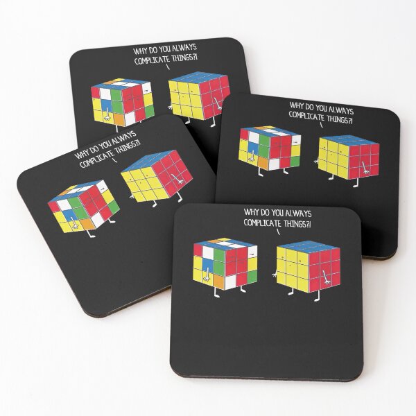 Item preview, Why Do You Always Complicate Things Rubik Rubix Rubics Player Cube designed and sold by Alice12Trainorx.
