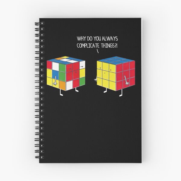 Item preview, Why Do You Always Complicate Things Rubik Rubix Rubics Player Cube designed and sold by Alice12Trainorx.