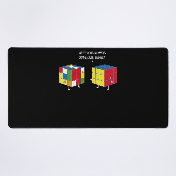 Item preview, Why Do You Always Complicate Things Rubik Rubix Rubics Player Cube designed and sold by Alice12Trainorx.