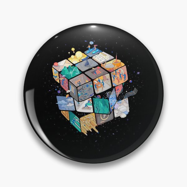 Item preview, Cool Math Rubik Rubix Rubics Player Cube Magic Colors designed and sold by Alice12Trainorx.