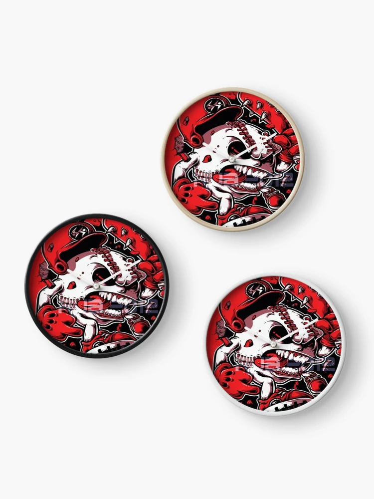 Thumbnail 3 of 4, Clock, BASEBALL designed and sold by Fly Flyout ⭐⭐⭐⭐⭐.