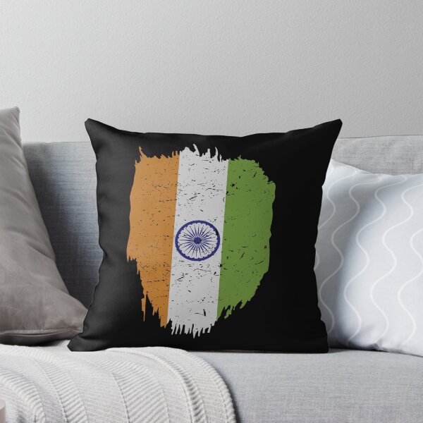 Item preview, India Flag in Tricolor with Ashoka Chakra Desi Indian designed and sold by alltheprints.