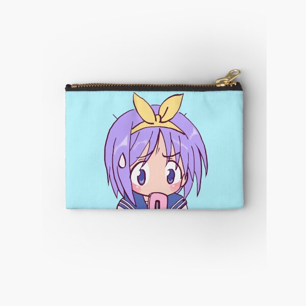 Item preview, I draw tsukasa texting with her pink flip phone / lucky star designed and sold by RansRoom.