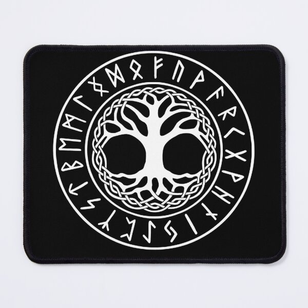 Item preview, Yggdrasil Tree,Horse of Odin, Norse Gods, Mythology, Poetic Edda, Rune Circle designed and sold by Proverbial Wisdom Design.