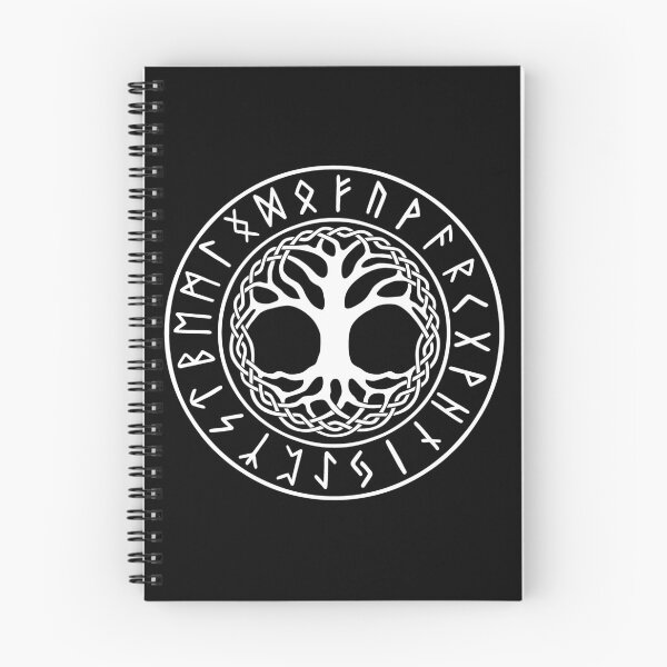 Item preview, Yggdrasil Tree,Horse of Odin, Norse Gods, Mythology, Poetic Edda, Rune Circle designed and sold by Proverbial Wisdom Design.