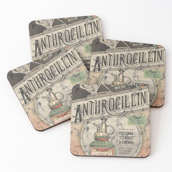 Item preview, The Outer Worlds Anthrocillin Poster poster  designed and sold by amoslemos.
