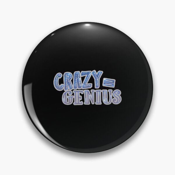Item preview, Crazy Equals Genius   designed and sold by Handmadeyasmin.