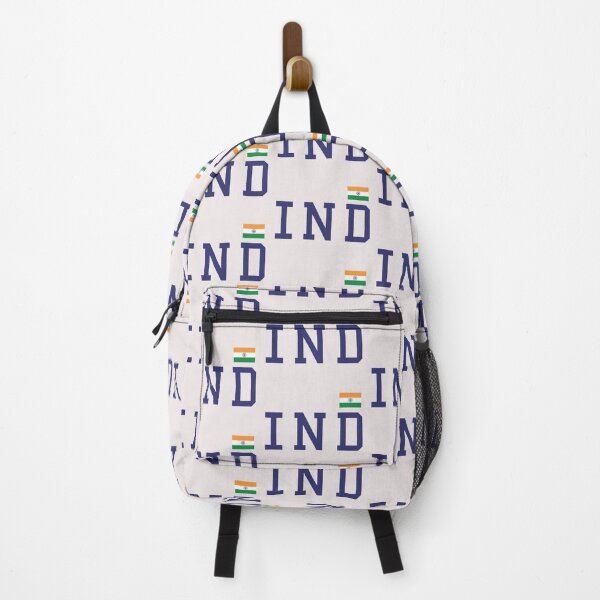 Item preview, IND India Flag in Tricolor Desi Indian Patriotic Design designed and sold by alltheprints.