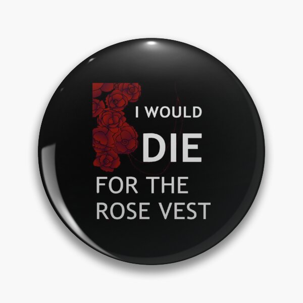 Item preview, I Would Die For The Rose Vest    designed and sold by Handmadeyasmin.