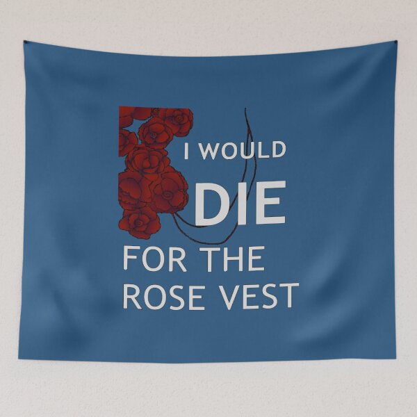 Item preview, I Would Die For The Rose Vest    designed and sold by Handmadeyasmin.
