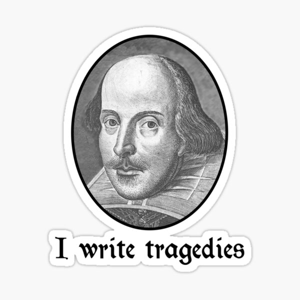 Item preview, I Write Tragedies   designed and sold by Handmadeyasmin.
