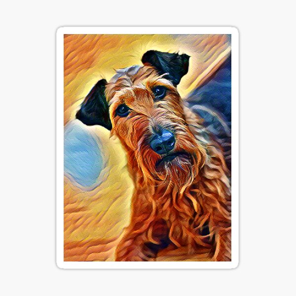 Item preview, Irish Terrier Digital Art designed and sold by ramazis.