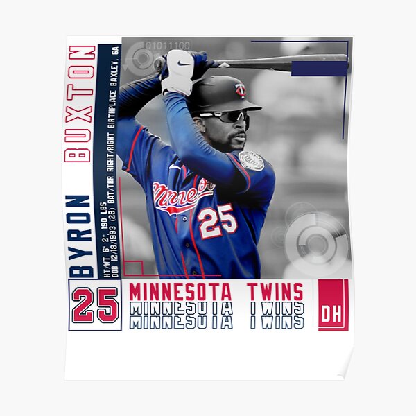 Byron Buxton Nummber 25 Baseball Sticker for Sale by MaryCaro