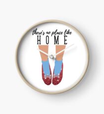 There's No Place Like Home Clock
