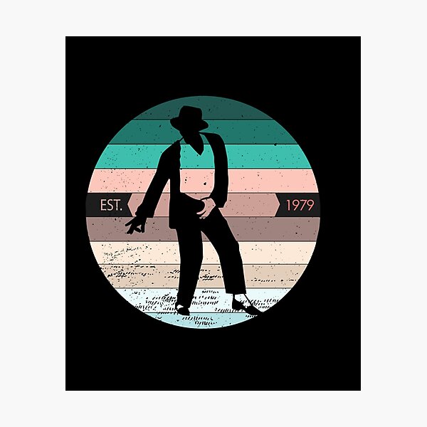 Item preview, Retro Moonwalk dancer gift idea designed and sold by PatricStewar.