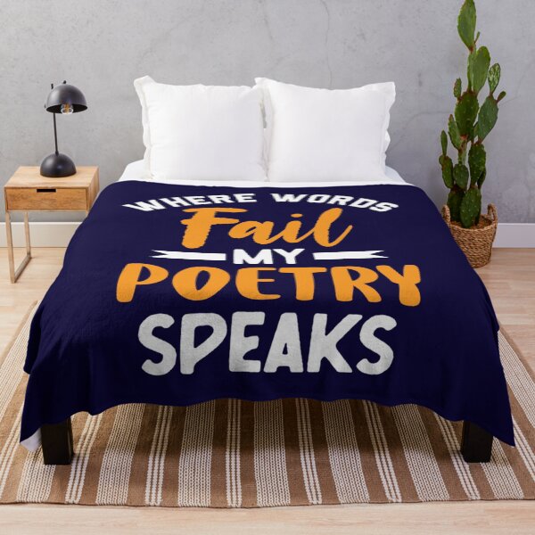 Item preview, Where Words Fail Poetry Speaks Slam Poet designed and sold by PatricStewar.