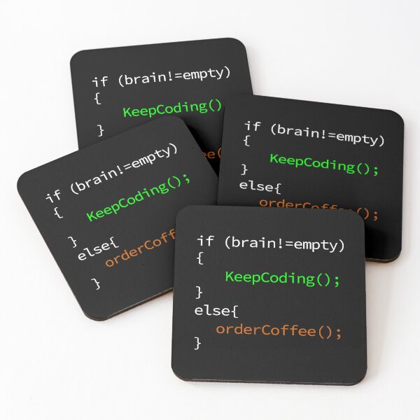 Item preview, Keep Coding Or Order Coffee - Funny Programming designed and sold by deepan chandrasekaran.
