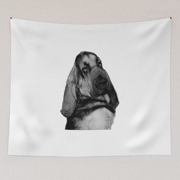 Item preview, A funny bloodhound dog mantrailing T-shirt picture designed and sold by MayaAndNora.