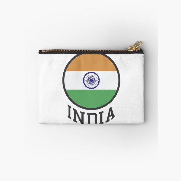 Item preview, India Flag Logo Tricolor with Ashoka Chakra Desi Indian designed and sold by alltheprints.