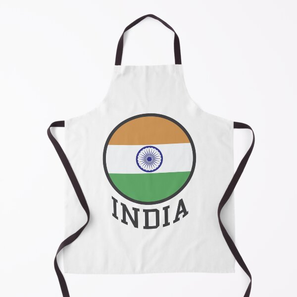 Item preview, India Flag Logo Tricolor with Ashoka Chakra Desi Indian designed and sold by alltheprints.