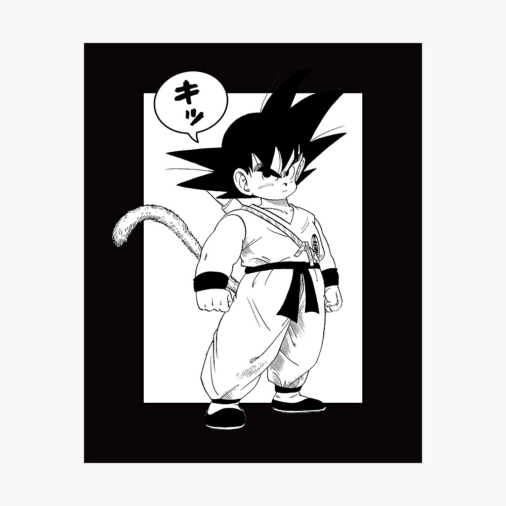 Poster for Sale avec l uvre Goku Young Songoku Dragon Ball DBZ