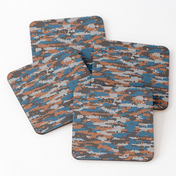 Item preview, Camo Pattern - Blue Silver  designed and sold by Tshirtstory.