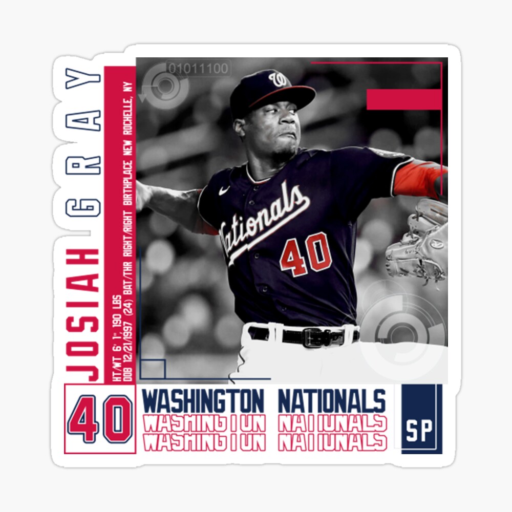 Official Josiah Gray Washington Nationals Jerseys, Nationals Josiah Gray  Baseball Jerseys, Uniforms