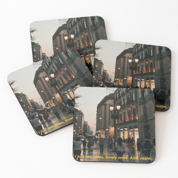 Item preview, Europe Sunset City Streets - Elizabeth Bishop Loss Poem designed and sold by Sitorus Sun.