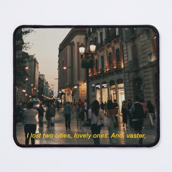 Item preview, Europe Sunset City Streets - Elizabeth Bishop Loss Poem designed and sold by Sitorus Sun.