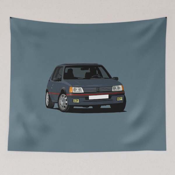 Item preview, Grey-blue 205, cornering illustration designed and sold by knappidesign.