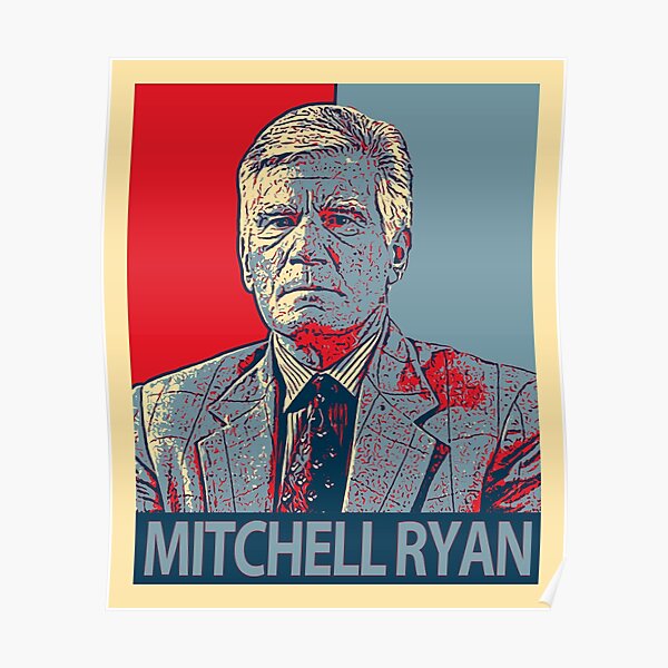 &ldquo;Mitchell Ryan&rdquo; Poster for Sale by Hornetdesign | Redbubble