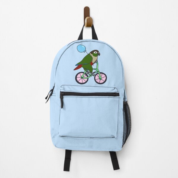Item preview, Green cheeked Conure riding a Bike designed and sold by FandomizedRose.