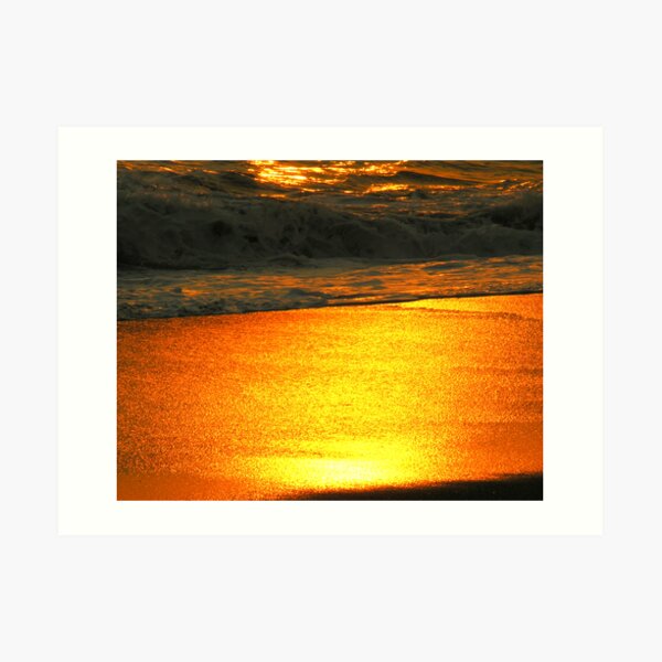 Fluid lava Art Print
