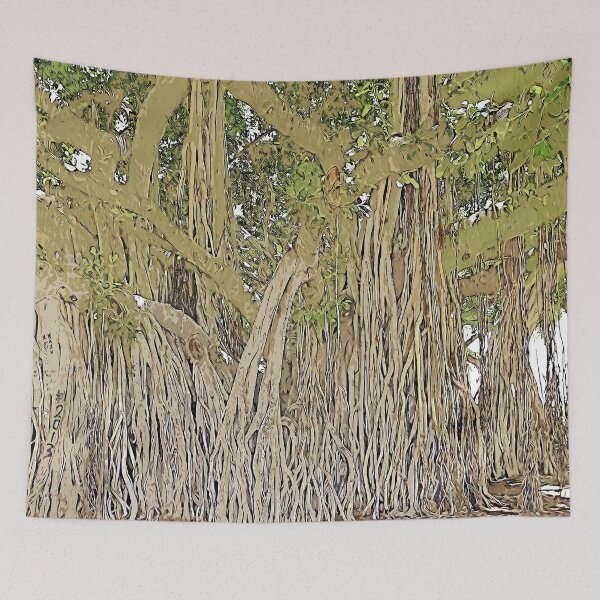 Item preview, Old banana tree, color print designed and sold by artdragongift 15.