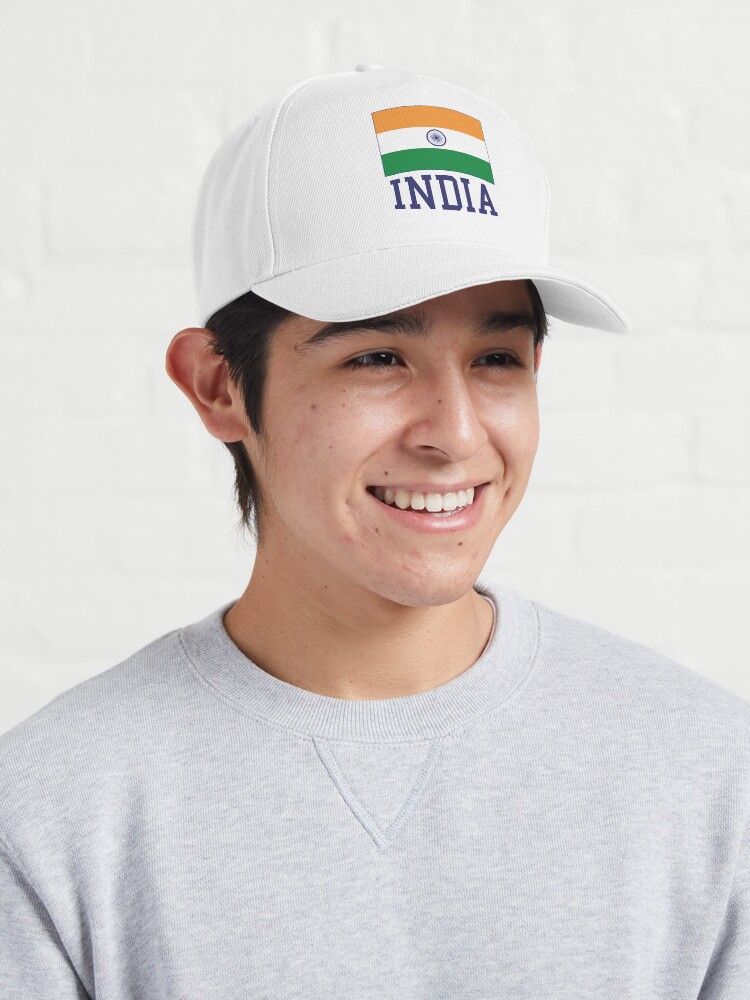 India Tricolor Cloth Cap, 1N