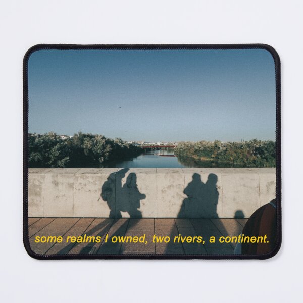 Item preview, River Bridge Couples Silhouette Blue Sky - Elizabeth Bishop Loss Poem designed and sold by Sitorus Sun.