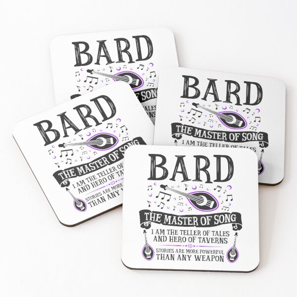 Item preview, BARDO EL MAESTRO DE LA CANCIÓN Dungeons Dragons Black designed and sold by ThanHuongDXC.