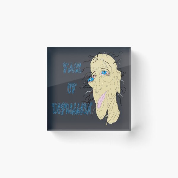 Item preview, Face of Depression designed and sold by Jacklyn G.  Jones.
