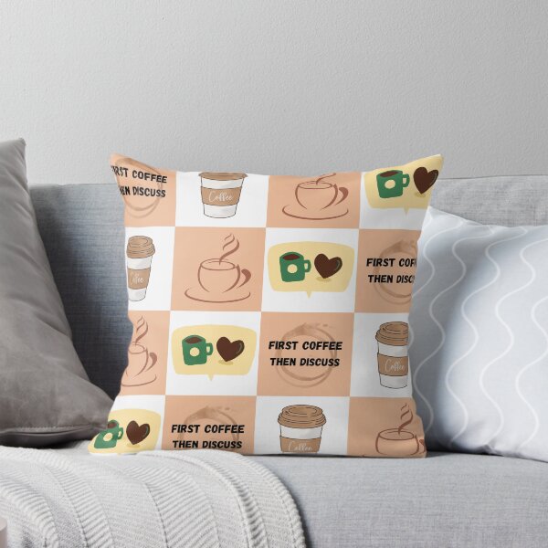 Item preview, First coffee then Discuss designed and sold by NellyDS17.