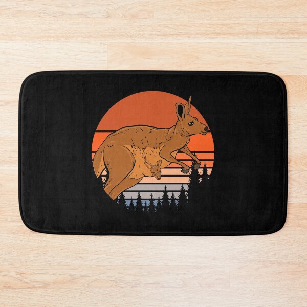 Item preview, Australian Marsupial Outback Zoo Animal Retro Kangaroo designed and sold by bestshirtdesign.