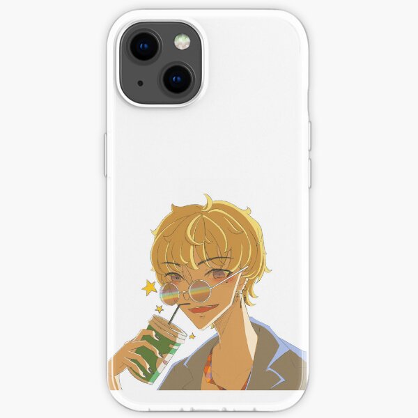 Coffee man (clear version) iPhone Soft Case