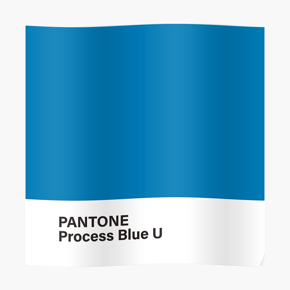 Pantone Blue Stickers for Sale