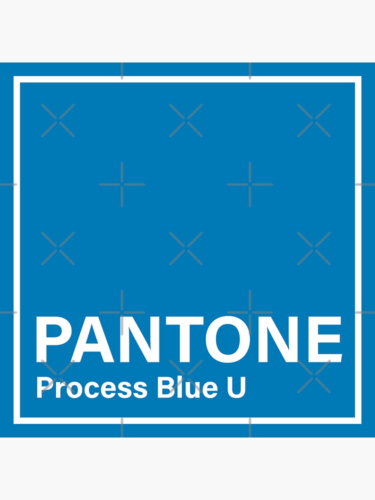 Pantone Blue Stickers for Sale