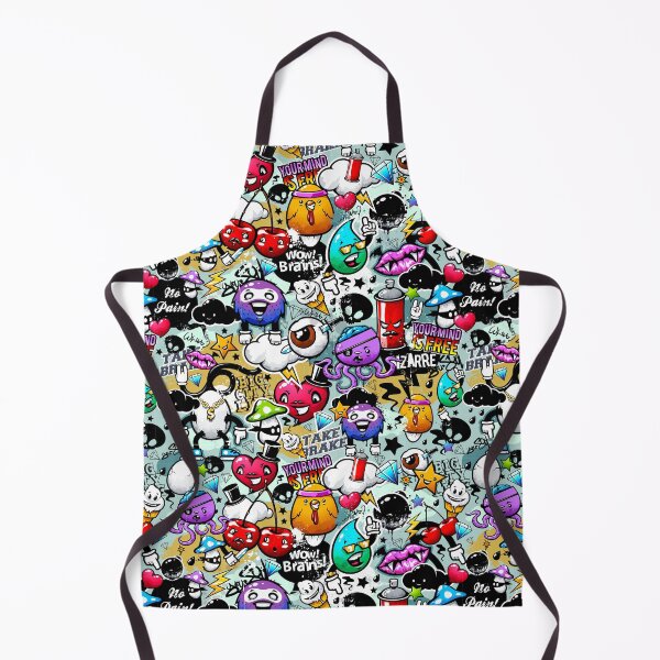 Item preview, Pop Art Graffiti Funny Comics Faces designed and sold by SoccaTamam.
