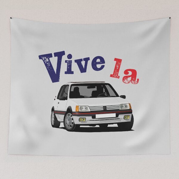 Item preview, Vive la Pug 205 designed and sold by knappidesign.