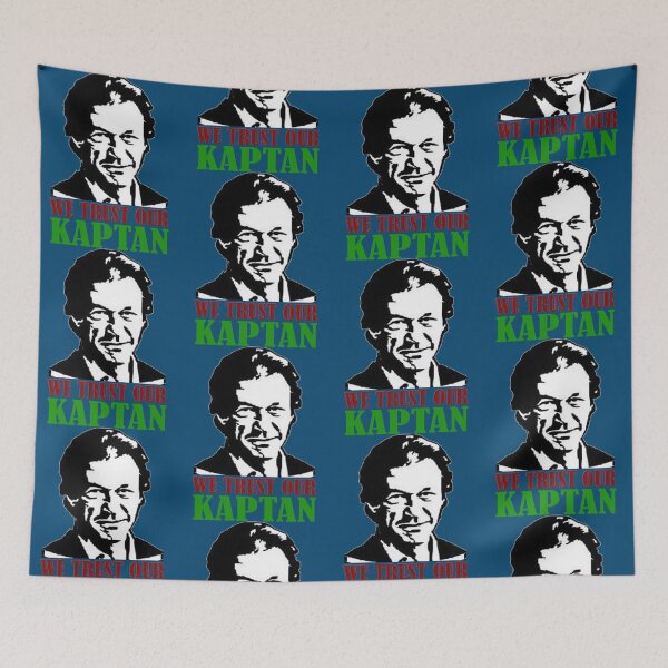 Item preview, WE TRUST OUR KAPTAN IMRAN KHAN   designed and sold by Jellyfrog99.