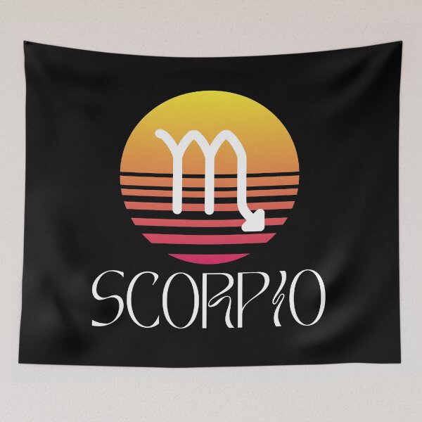 Item preview, Scorpio Zodiac Abstract Sunset designed and sold by Hellofriendco.